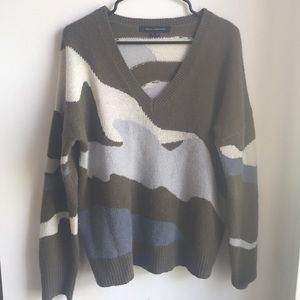 Skull Cashmere Camo sweater